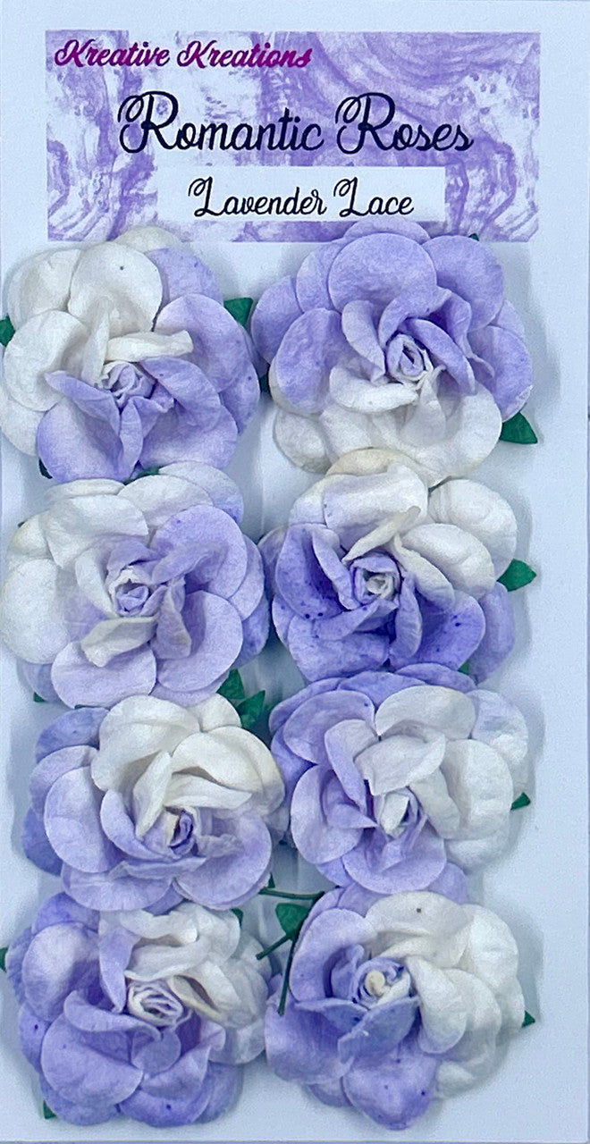 Romantische rozen - lavendelkant